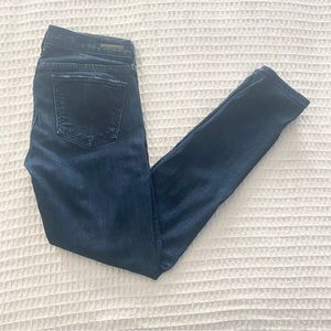 Citizens of Humanity dark wash phantom cropped skinny leg jeans size 28